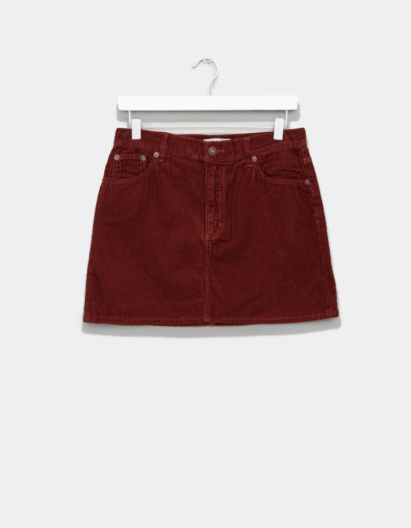 90s Mini Cord Skirt