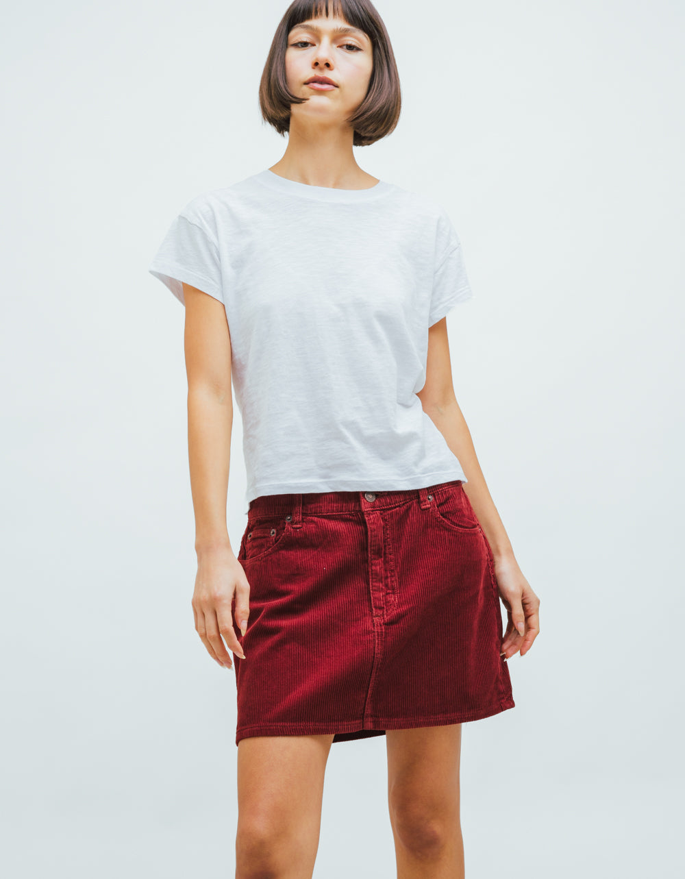 90s Mini Cord Skirt