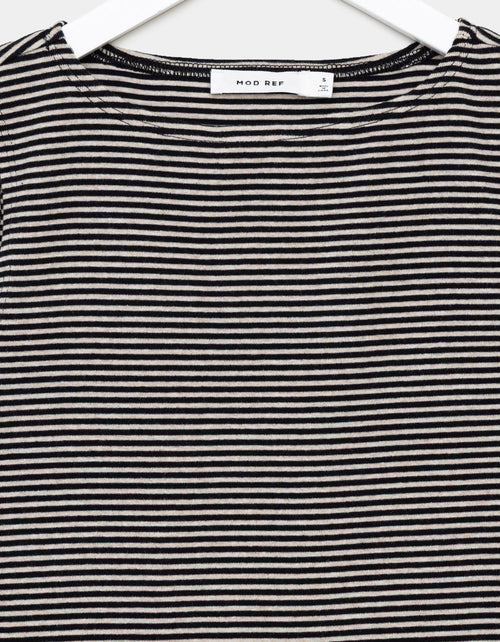 Adrienne Top - Beige/Black