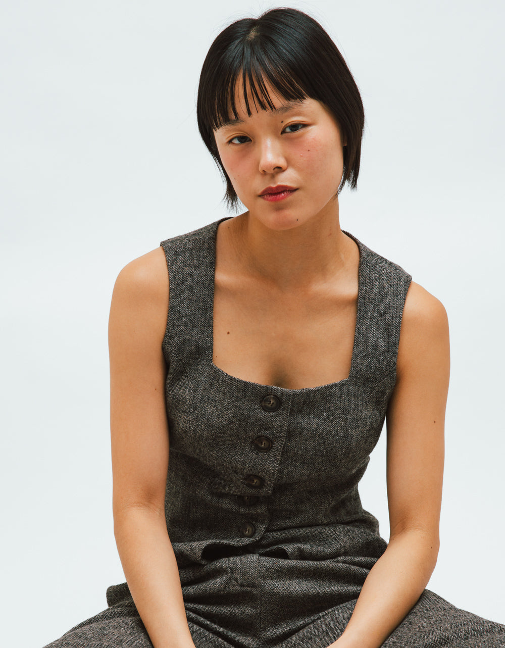 Agnes Tweed Vest