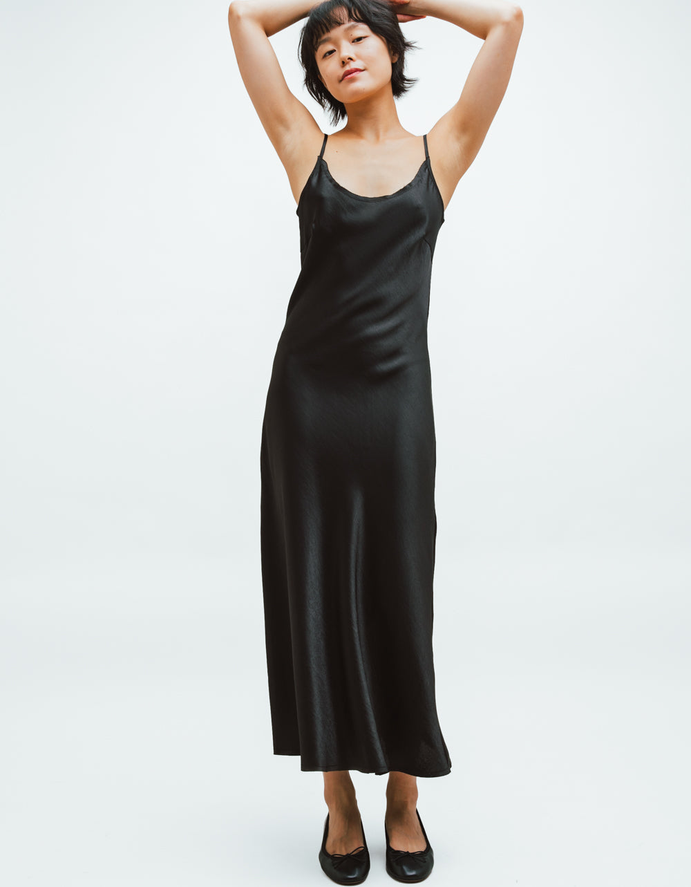 Anya Satin Bias Dress