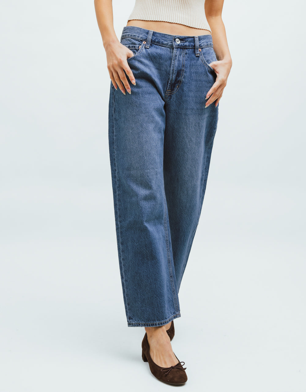 Off-Duty Bowed Ankle Jean - Breakpoint