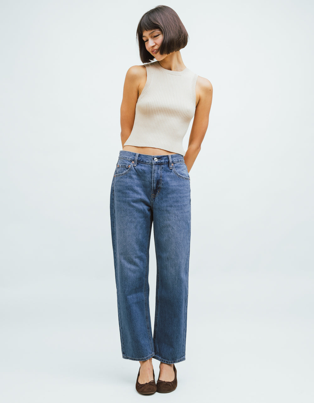 Off-Duty Bowed Ankle Jean - Breakpoint