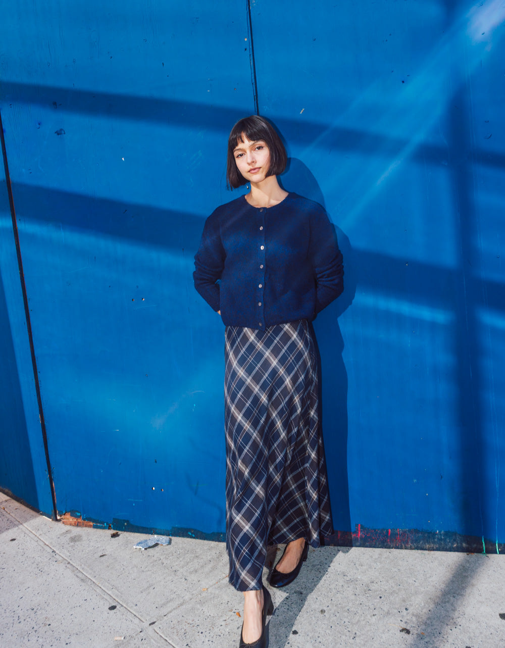 Navy Briar Cardi