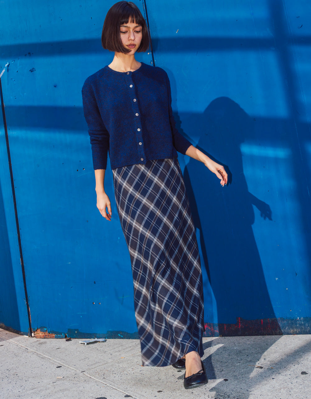 Navy Briar Cardi