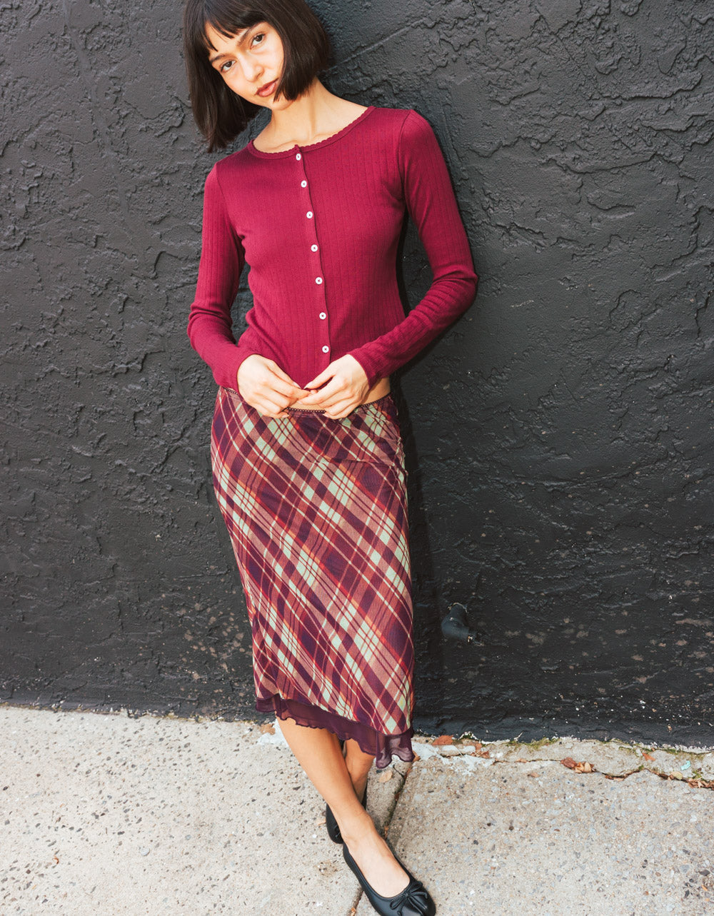 Katelyn Plaid Skirt