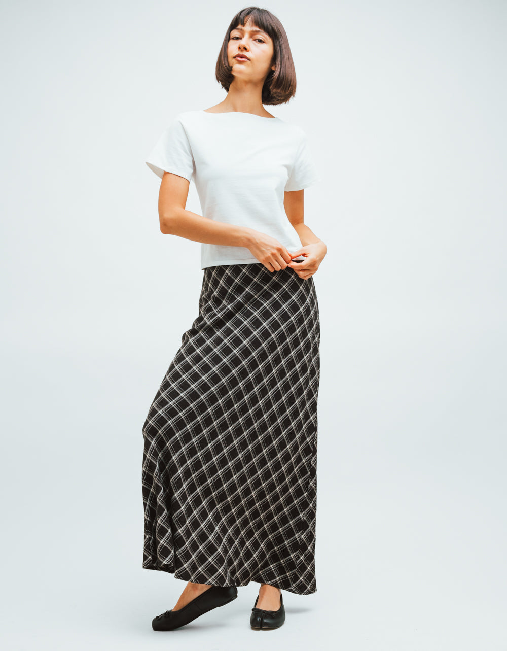 Mod Basic Tee in Ivory