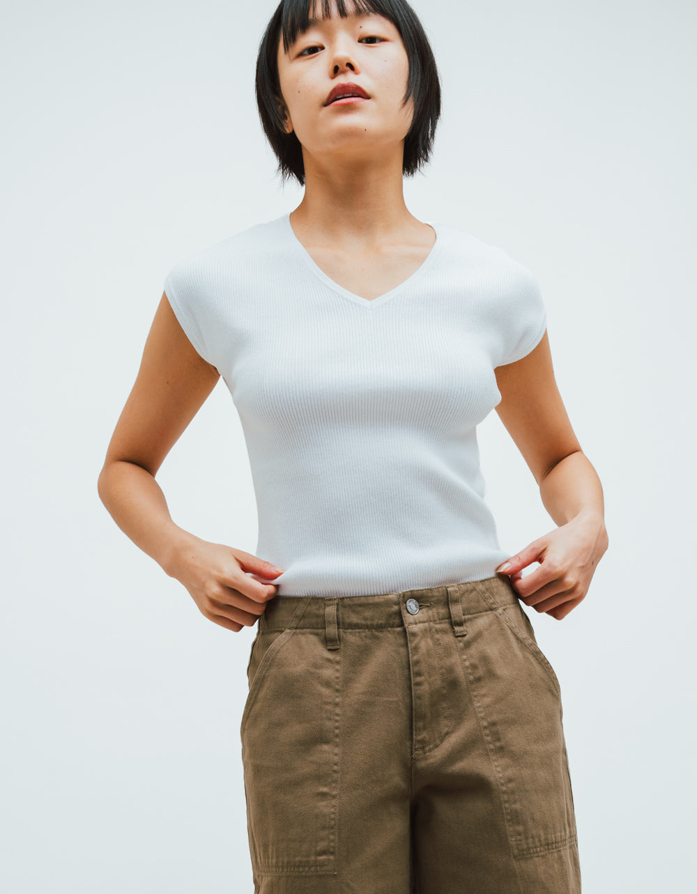Aya Knit in Ivory
