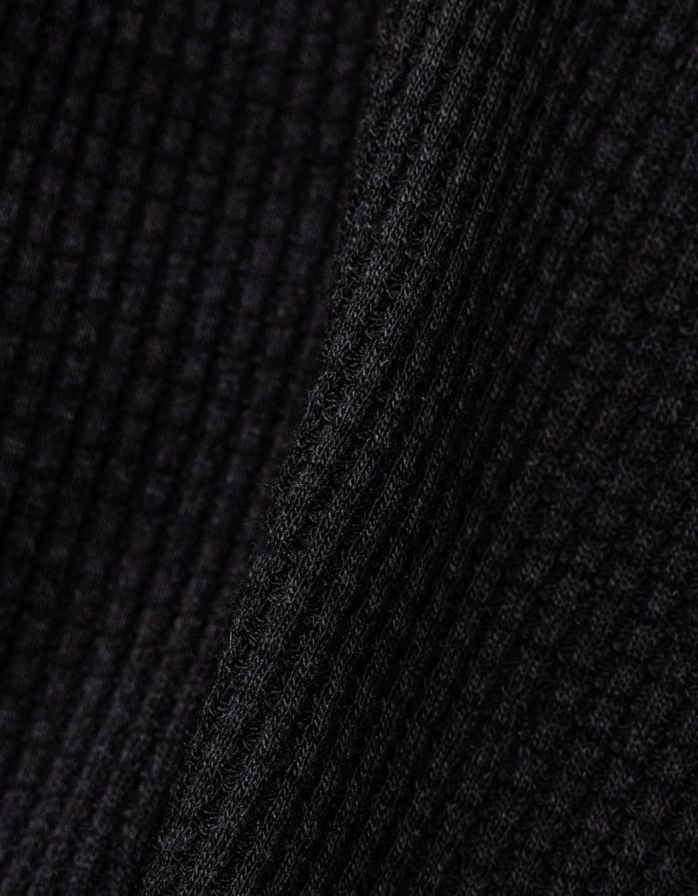 BLK Albany Waffle Button Top