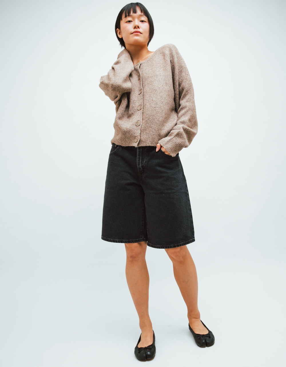 Baggy Dad Jort in Open Mind
