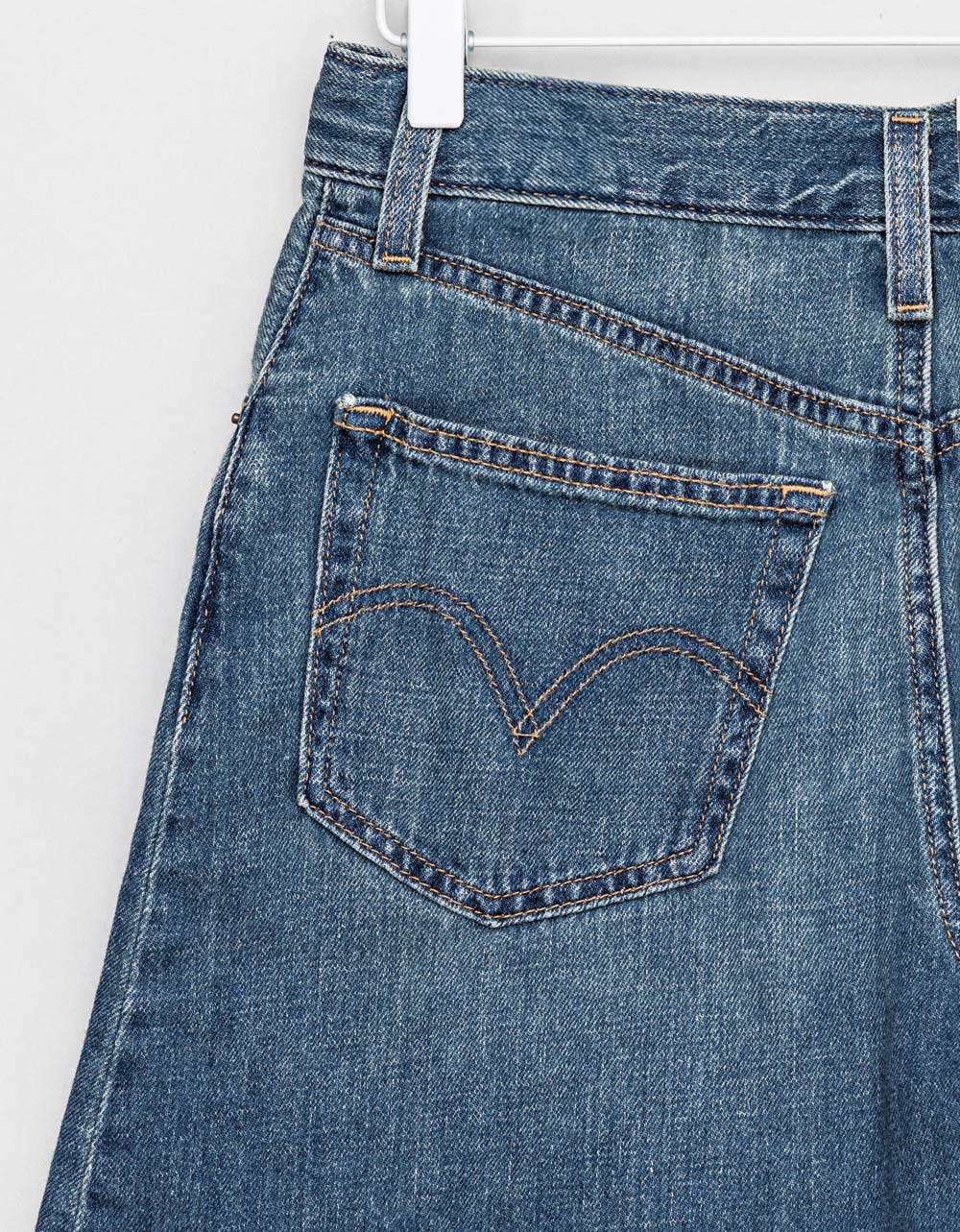 Baggy High Shorts in Flaxing