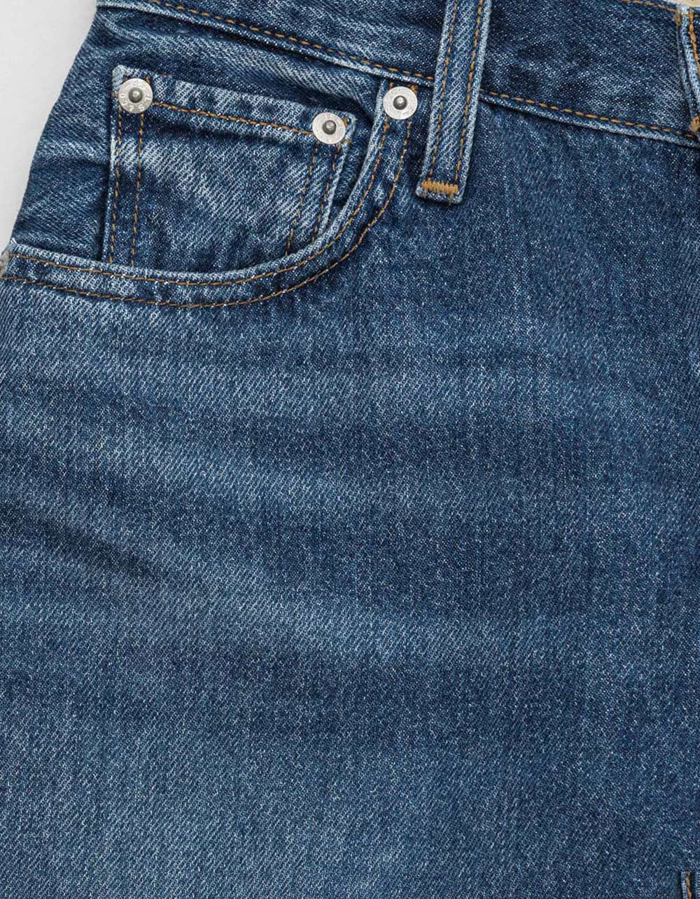 Baggy High Shorts in Worn Memory