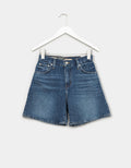 Baggy High Shorts in Worn Memory