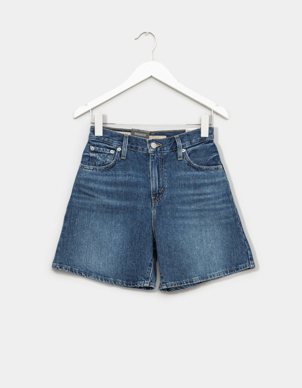 Baggy High Shorts in Worn Memory