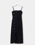 Bouton Column Dress