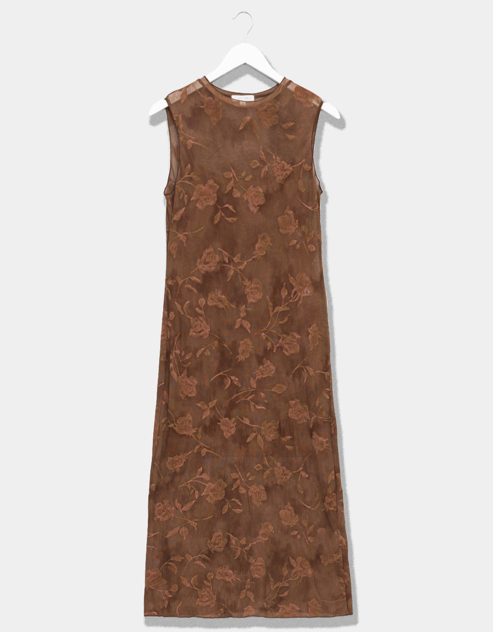 Brown Zoe Column Dress