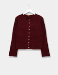 Burgundy Cece Cardi