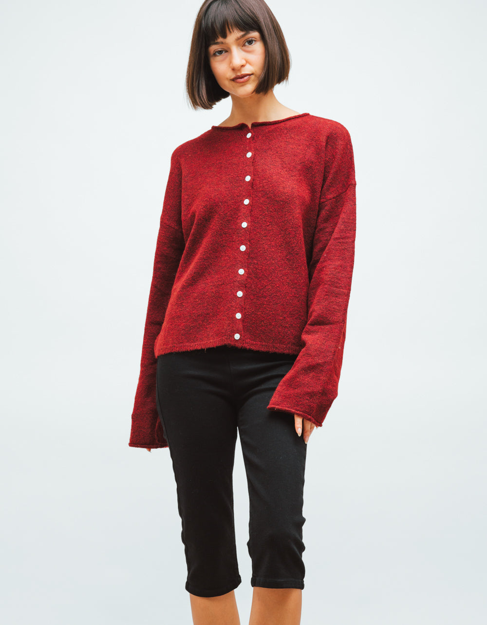 Burgundy Cece Cardi