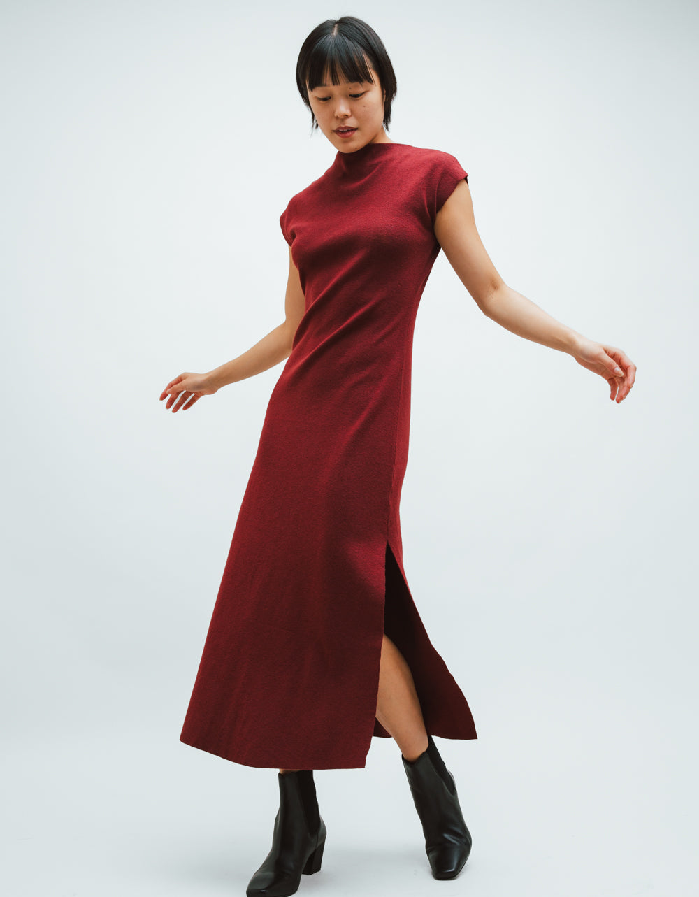 Camilla Dress in Burgundy