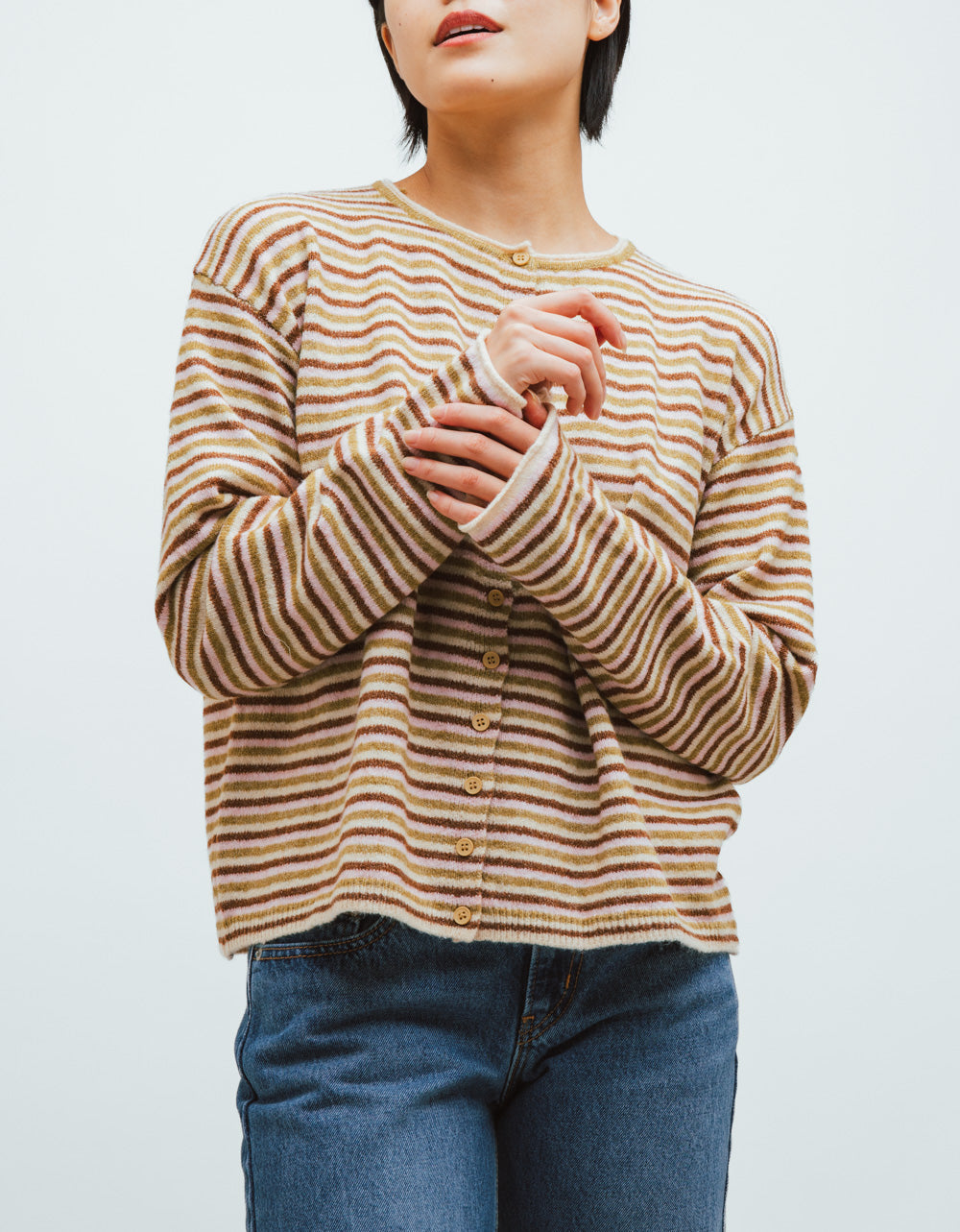 Cathy Cardigan - Green Multi