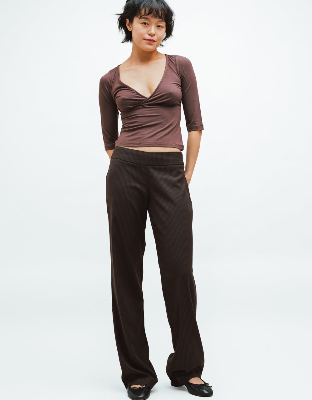 Charlotte Pinstripe Pants