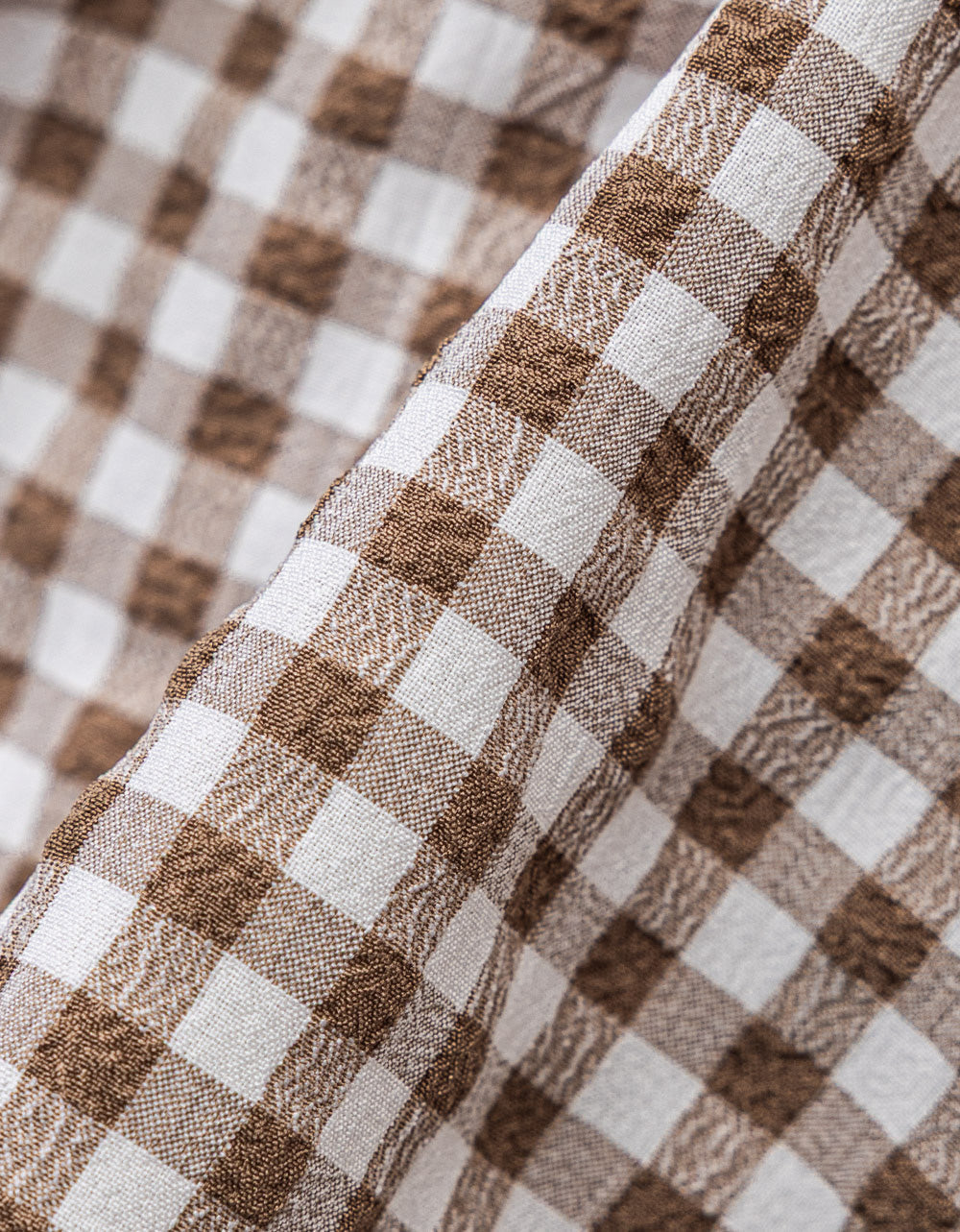 Checked Ruffle Cami
