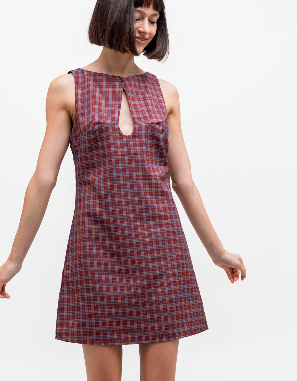 Chelsea Plaid Mini Dress
