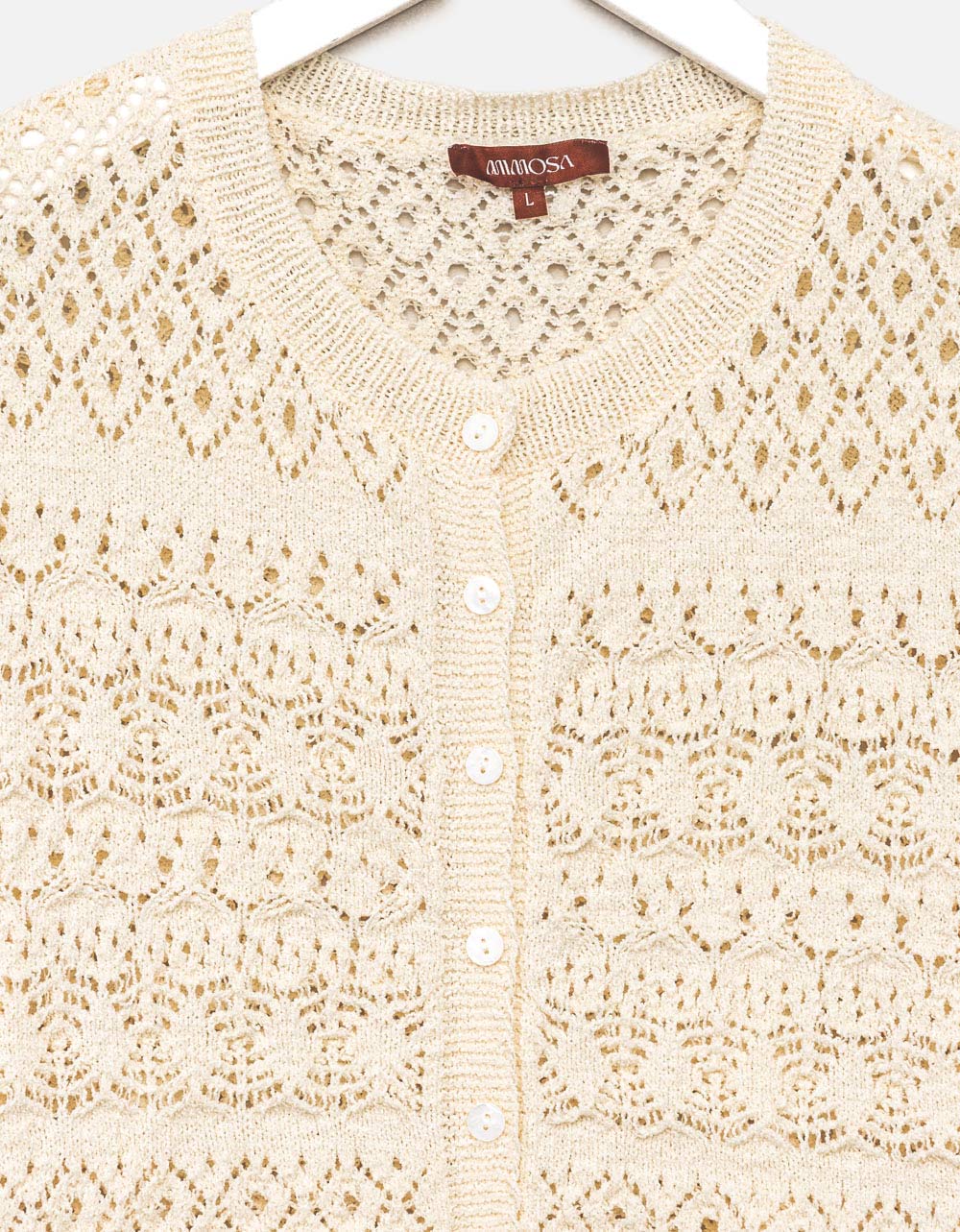 Cream Crochet Cardi