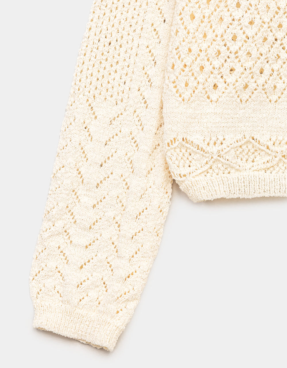 Cream Crochet Cardi
