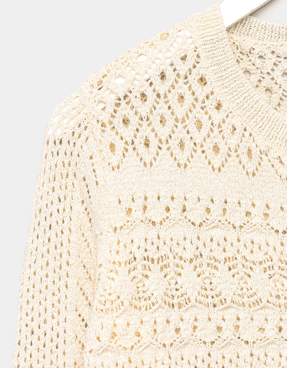 Cream Crochet Cardi