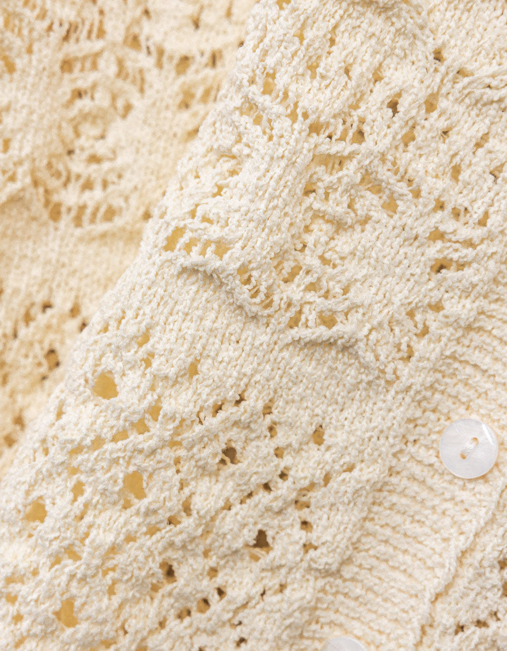 Cream Crochet Cardi
