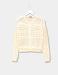 Cream Crochet Cardi