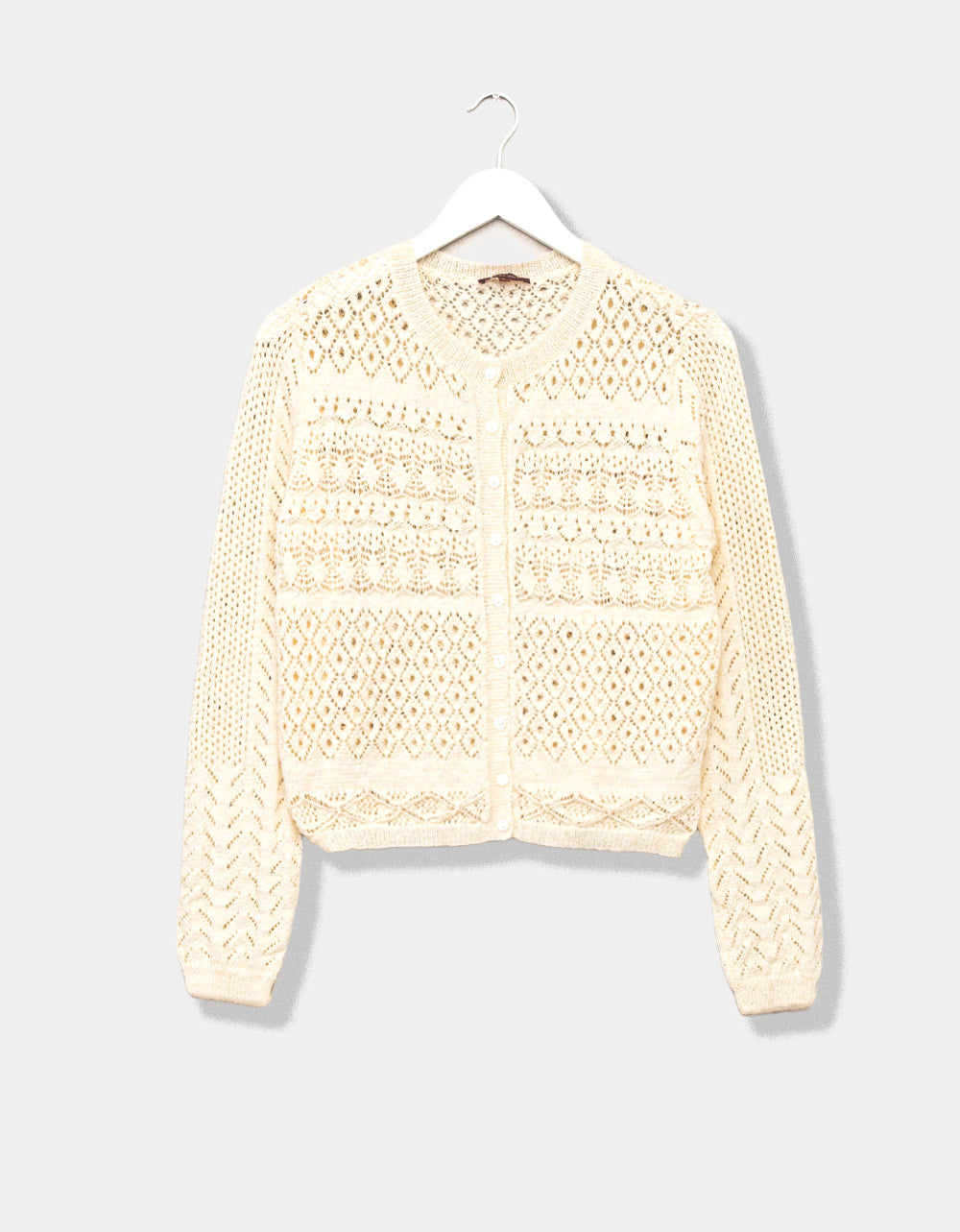 Cream Crochet Cardi
