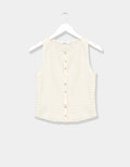 Cream Roxy Top