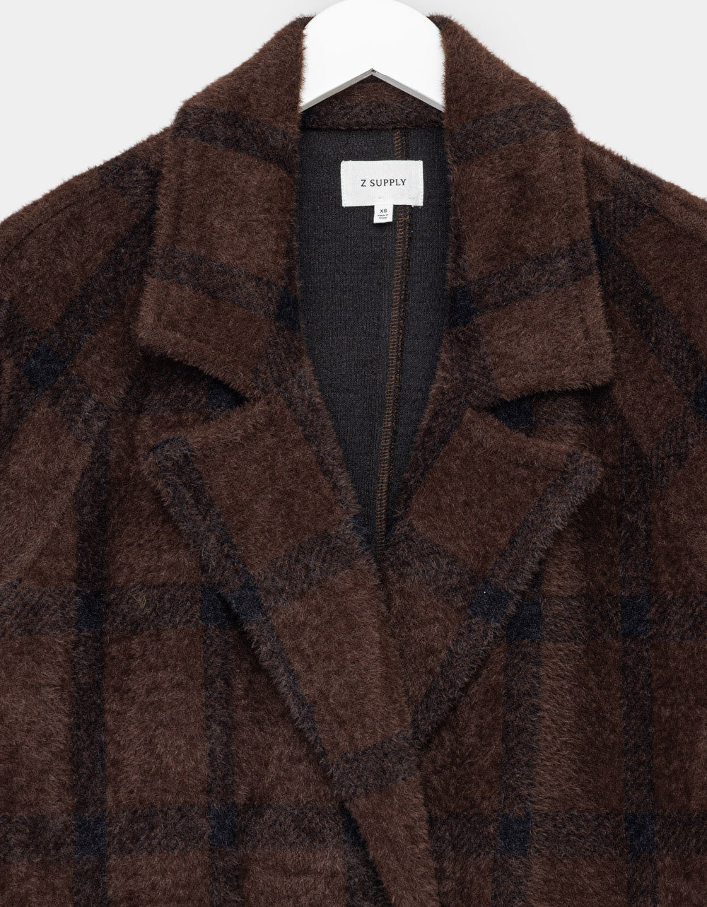 Crosby Plaid Cocoon Coat