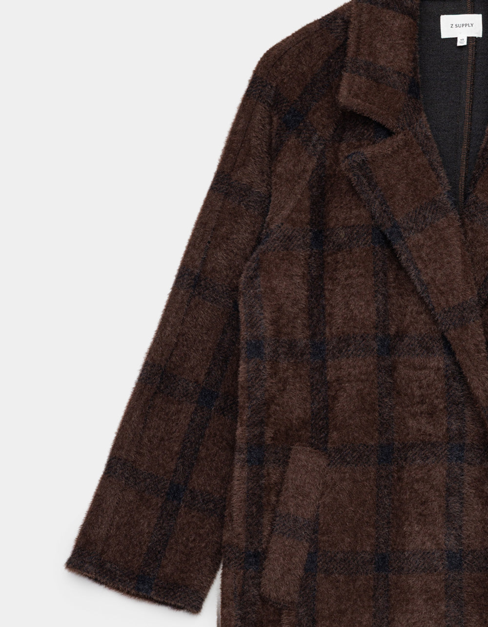 Crosby Plaid Cocoon Coat