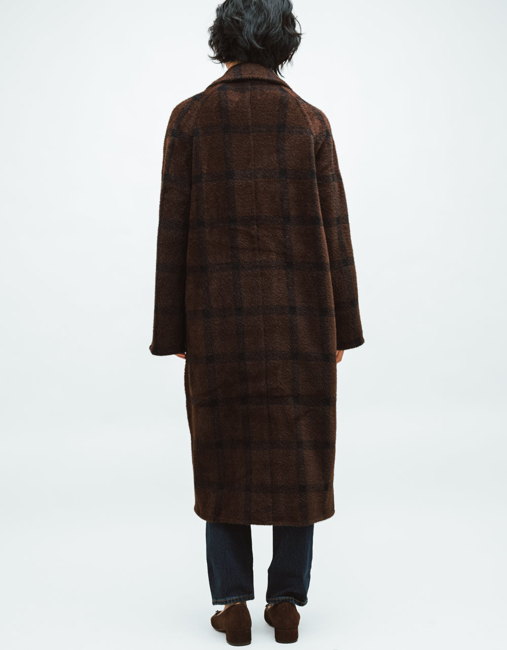 Crosby Plaid Cocoon Coat