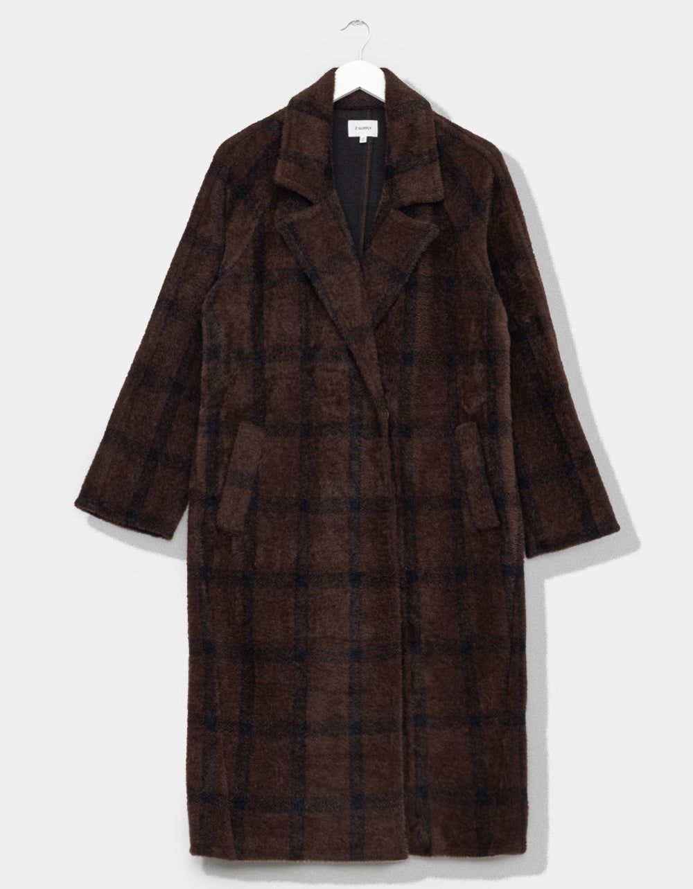 Crosby Plaid Cocoon Coat