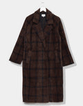 Crosby Plaid Cocoon Coat