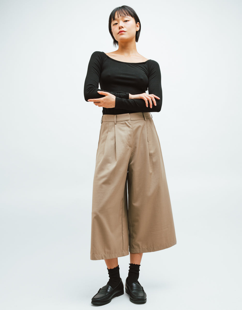Dano Trouser Culotte in Sand