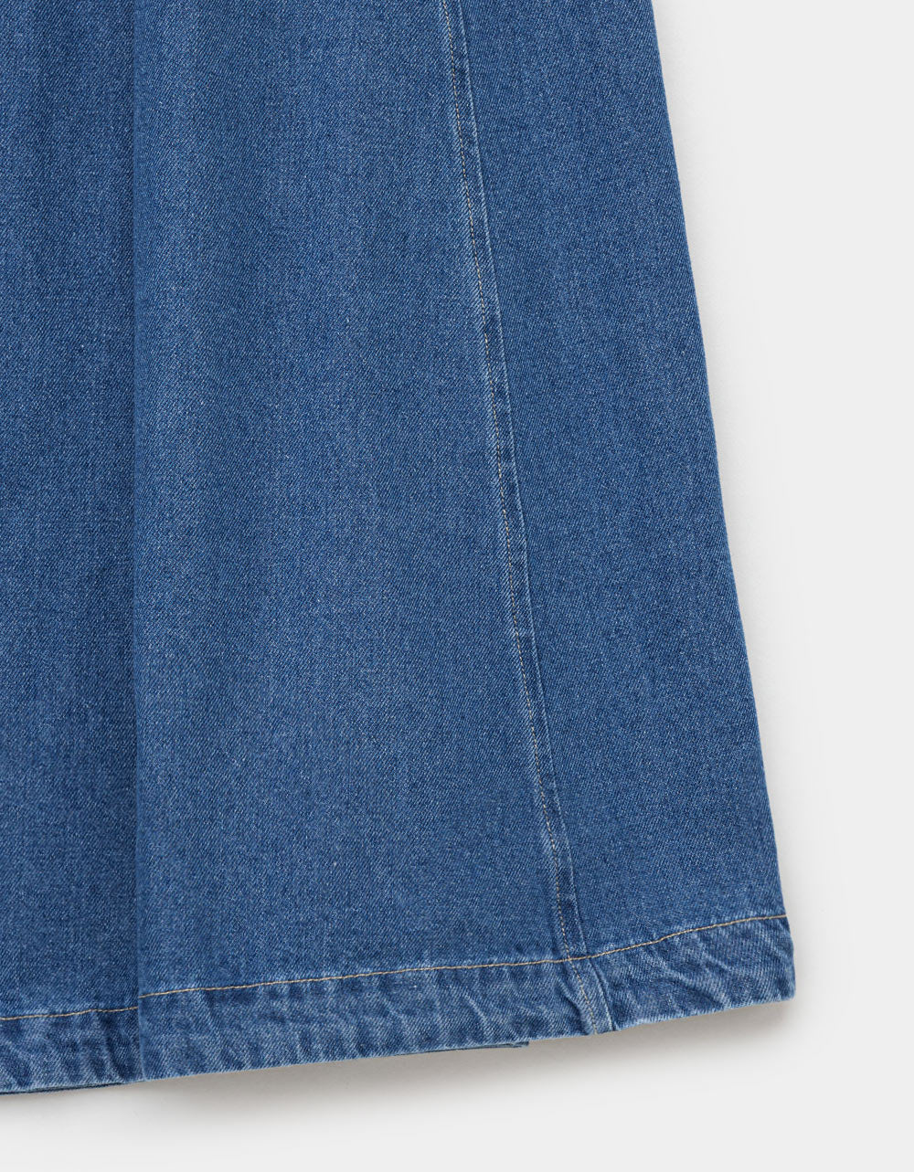 Denim A-Line Midi