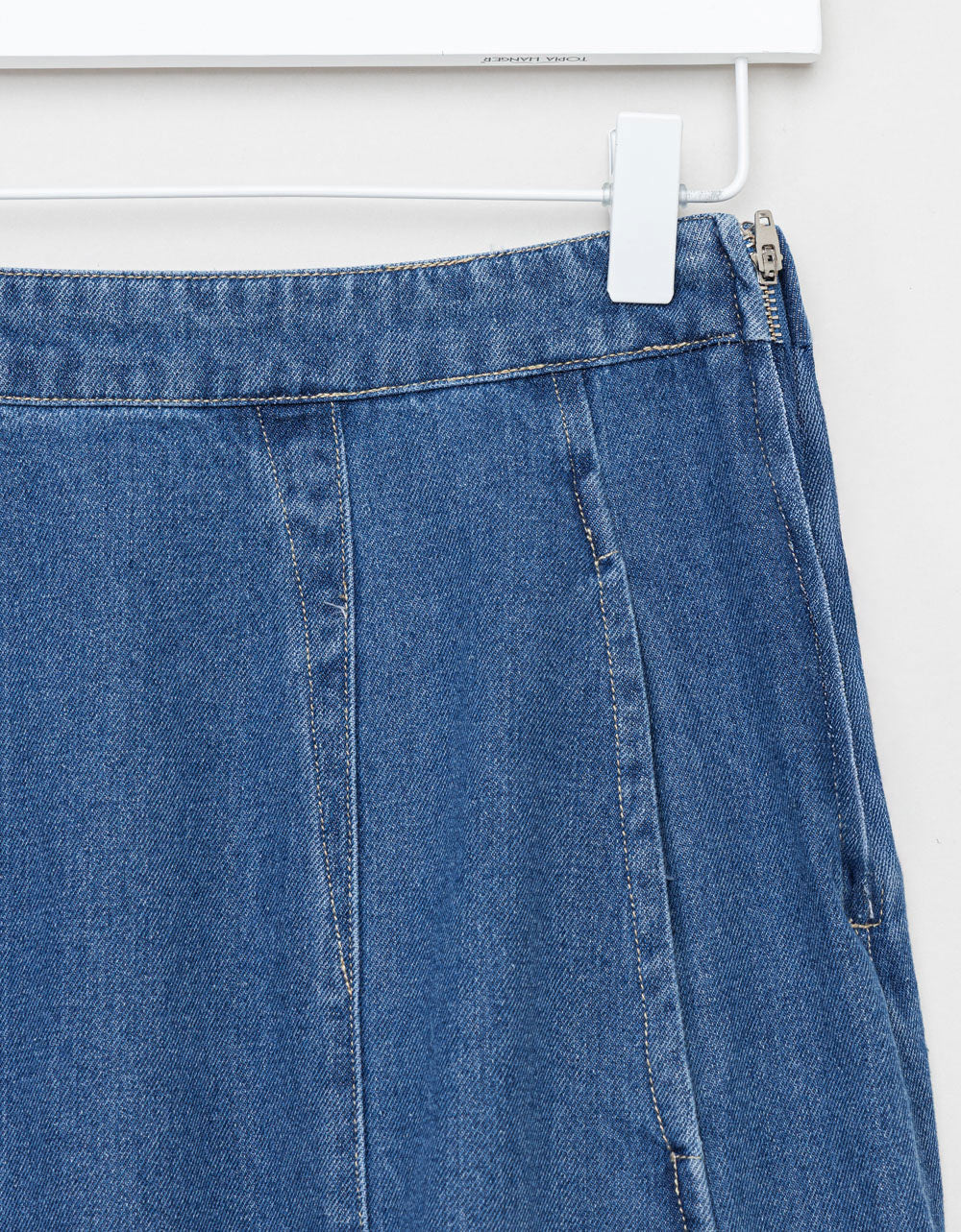 Denim A-Line Midi