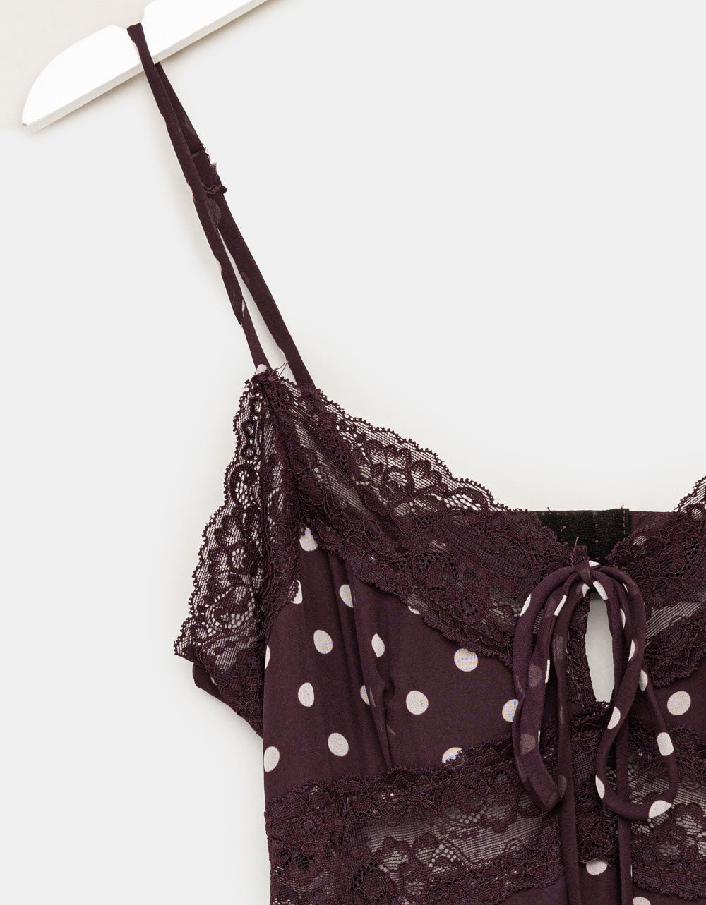 Dotty & Lace Slip Dress