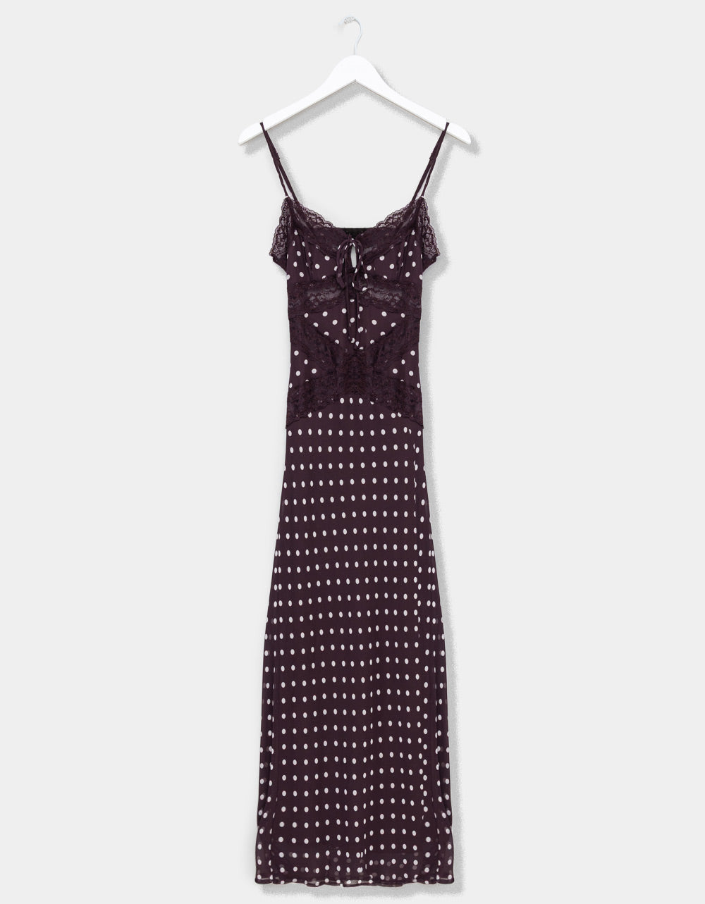 Dotty & Lace Slip Dress