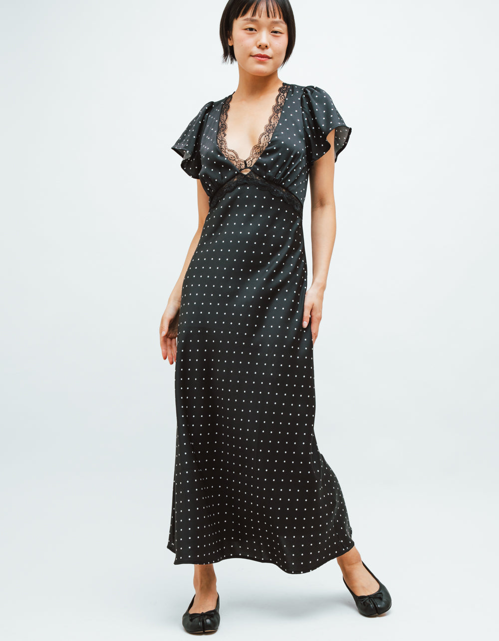 Effie Lace Trim Midi