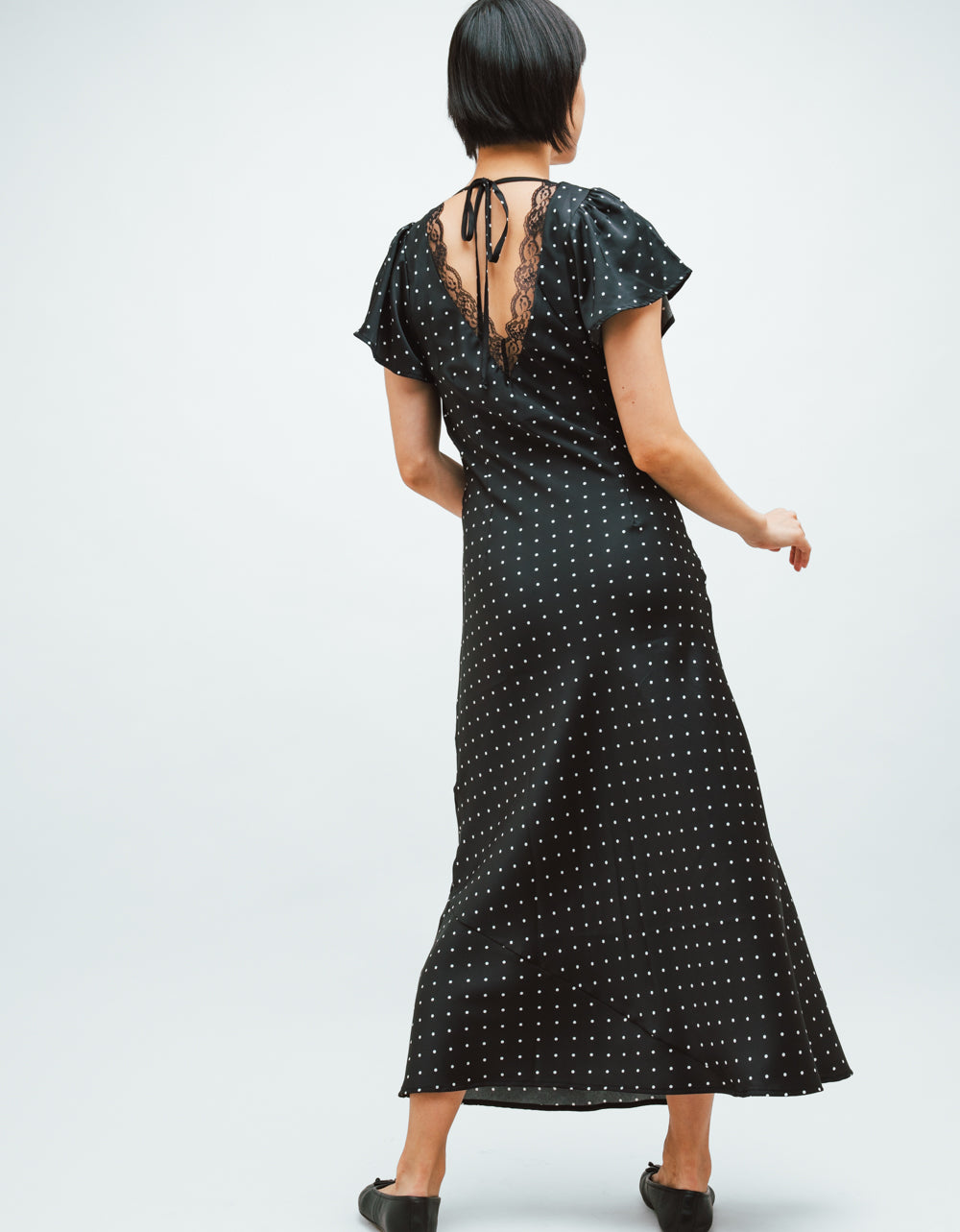 Effie Lace Trim Midi