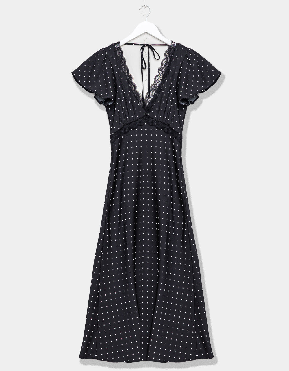 Effie Lace Trim Midi