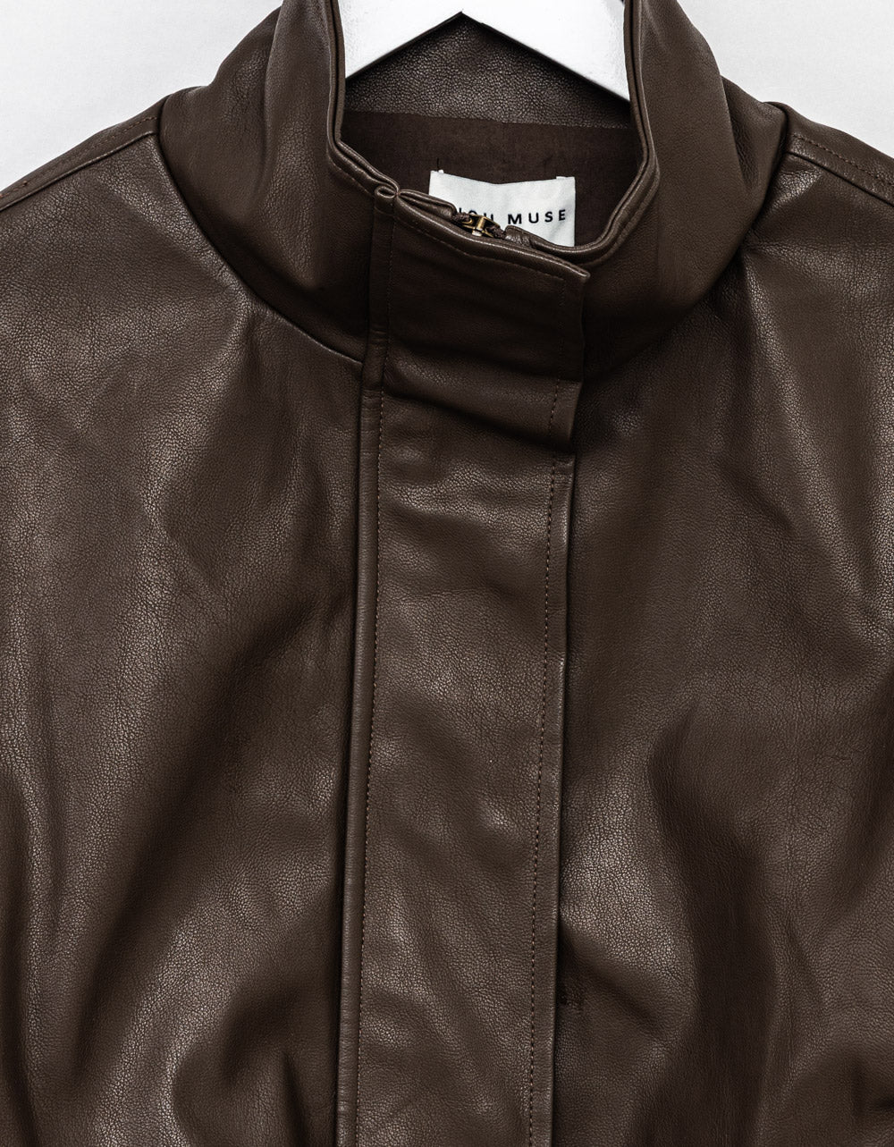 Espresso Bubble Hem Jacket