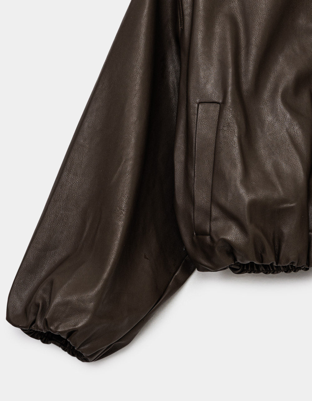 Espresso Bubble Hem Jacket