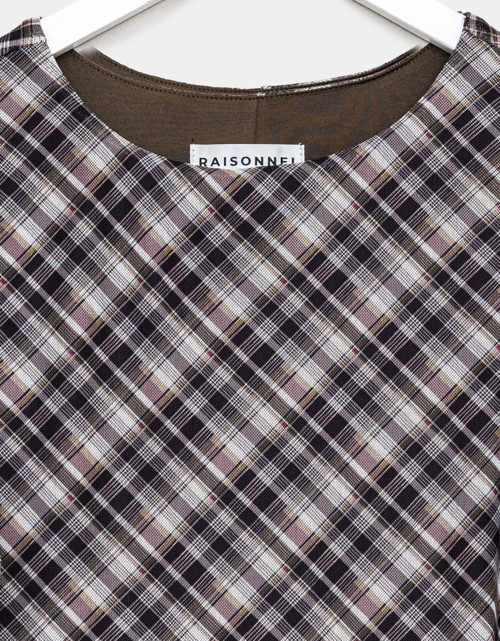 Evie Plaid Mesh Dress